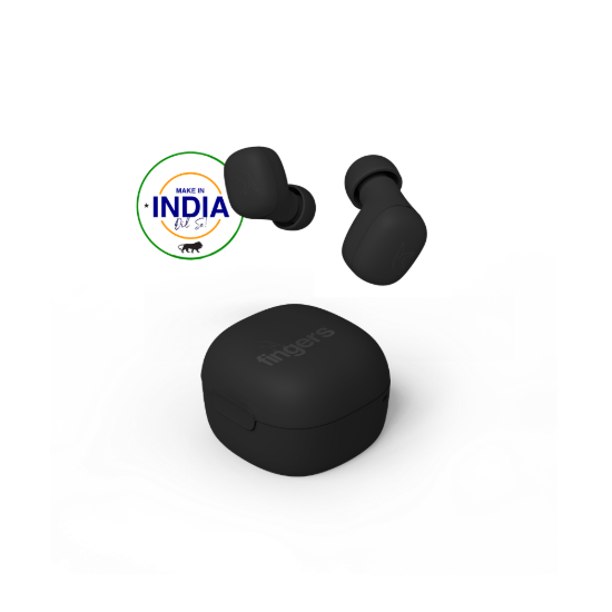 Picture of Fingers TWS Earbuds - SizeZero Pods2 (Black)