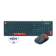 Picture of Fingers Deskset Wired Velvet C4 (Bottle Green + Orange)