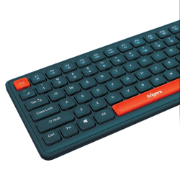 Picture of Fingers Deskset Wired Velvet C4 (Bottle Green + Orange)