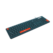 Picture of Fingers Deskset Wired Velvet C4 (Bottle Green + Orange)