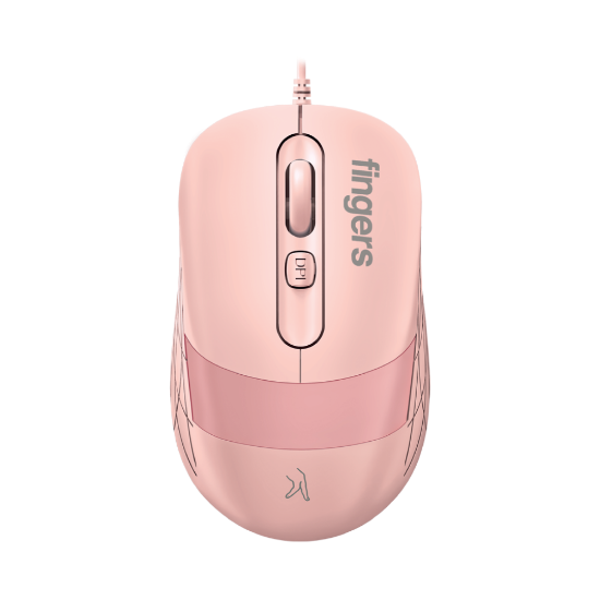 Picture of Fingers Mouse Wired Superhit USB - Blush Pink