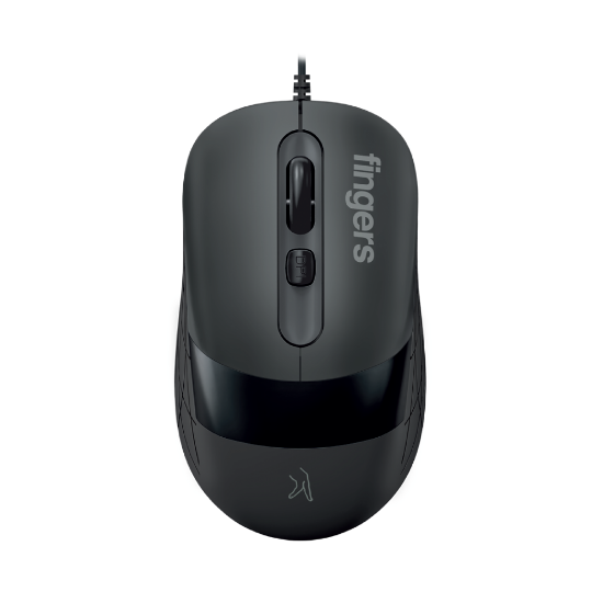 Picture of Fingers Mouse Wired Superhit - Graphite Grey