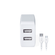 Picture of Fingers Mobile Adapter PA-Dual USB+Cable (Micro)