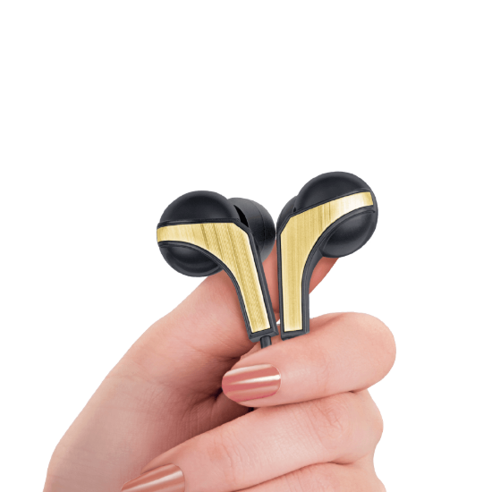 Picture of Fingers Wired Earphones SoundBoomerang (Black+Gold)