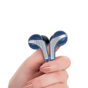 Picture of Fingers Wired Earphone SoundBoomerang (Blue+Silver)