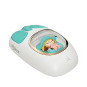 Picture of Fingers Mouse Wireless+BT CuteClicks WB4 White+Teal