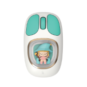 Picture of Fingers Mouse Wireless+BT CuteClicks WB4 White+Teal