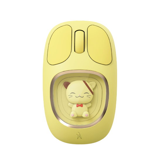 Picture of Fingers Mouse Wireless+BT CuteClicks WB4 Yellow