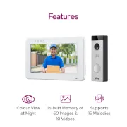 Picture of Godrej Seethru RE7 Touch Video Door Phone