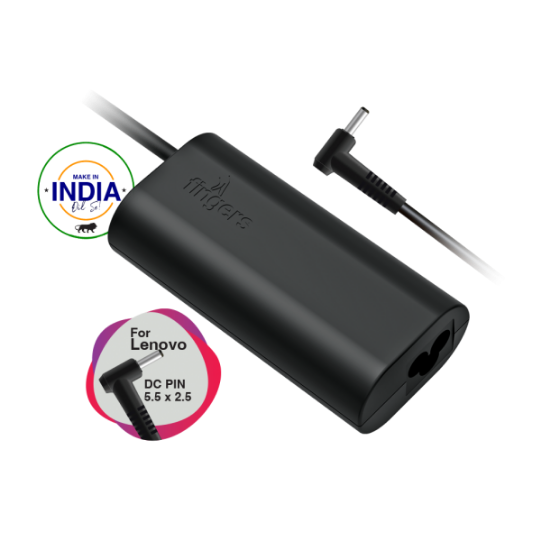 Picture of Fingers FL-65W DC Pin 5.5x2.5 Lenovo with PowerCord