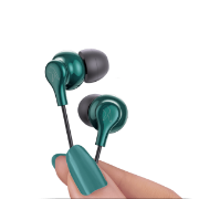 Picture of Fingers Wired Earphones SoundBoss (Emerald Green)