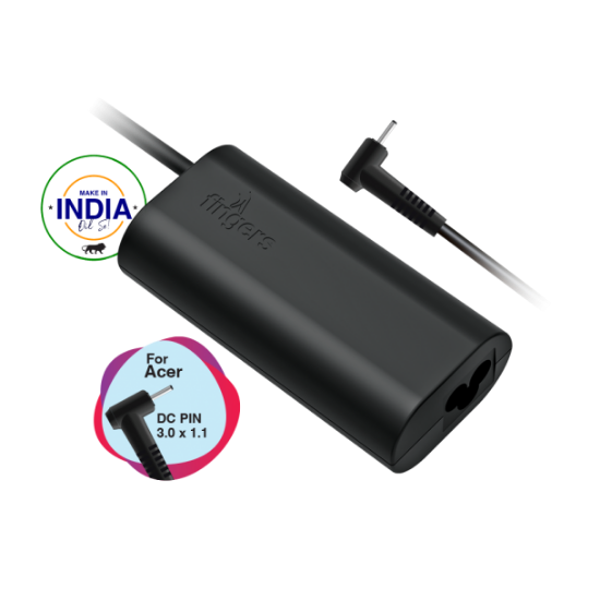 Picture of Fingers FL-65W Acer DC Pin 3.0x1.1 with Power Cord