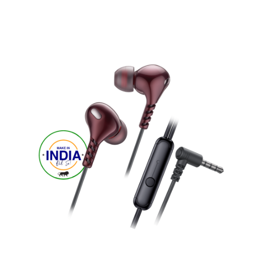 Picture of Fingers Wired Earphones SoundGlitz2 (Burgundy)