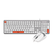 Picture of Fingers Deskset Wired Velvet C4 (Pearl Grey + White)