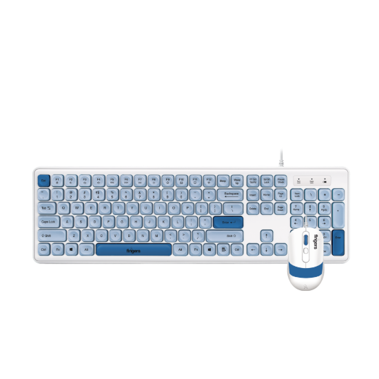 Picture of Fingers Deskset Wired Velvet C4 (Blue Shades)