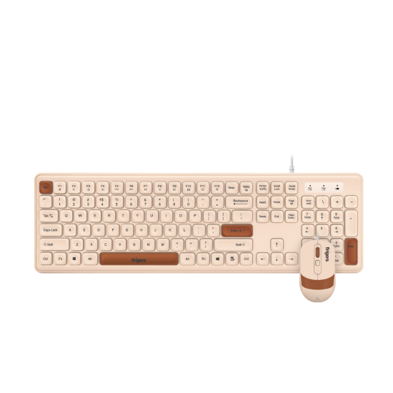 Picture of Fingers Deskset Wired Velvet C4 (Brown Shades)