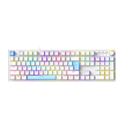 Picture of Fingers Mechanical Keyboard Macho-MK1 Dual Tone White and Blue
