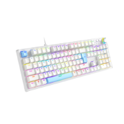 Picture of Fingers Mechanical Keyboard Macho-MK1 Dual Tone White and Blue