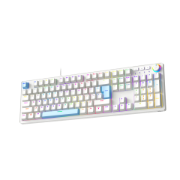 Picture of Fingers Mechanical Keyboard Macho-MK1 Dual Tone White and Blue