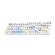 Picture of Fingers Mechanical Keyboard Macho-MK1 Dual Tone White and Blue