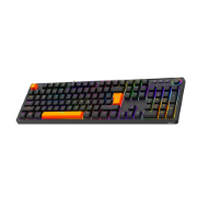 Picture of Fingers Mechanical Keyboard Macho-MK1 Dual Tone Black and Orange