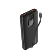 Picture of Fingers 10000 mAh Li-Polymer PowerBank Kickstart-C11 (Black)