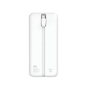 Picture of Fingers 10000 mAh Li-Polymer PowerBank Kickstart-C11 (White)